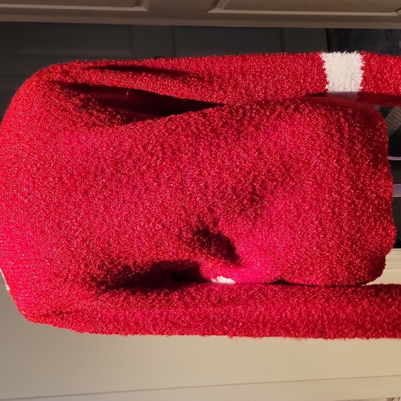 Chanel Uniform 22P Red and White Women's Sweater - Picture 6 of 10